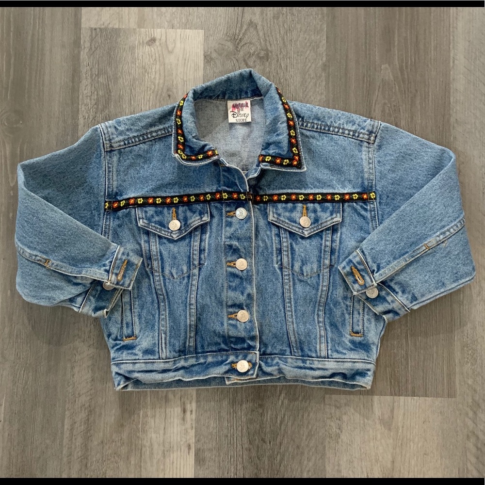 Size 10/12 Girls Disney Minnie Mouse Denim Jacket